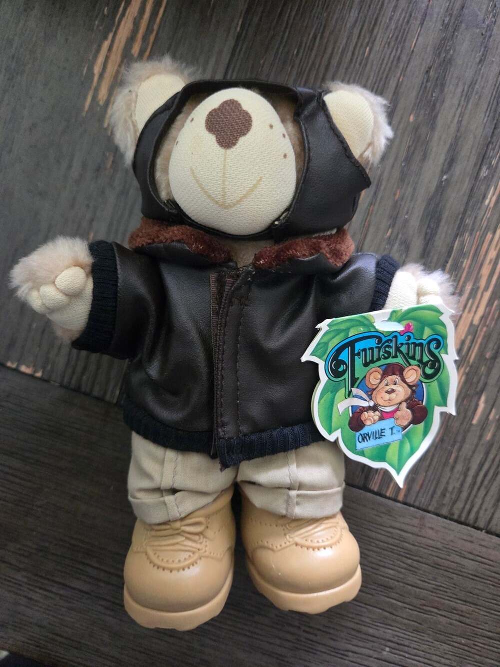 Furskins Orville T. Aviator Teddy Bear Plush Stuffed Animal Toy